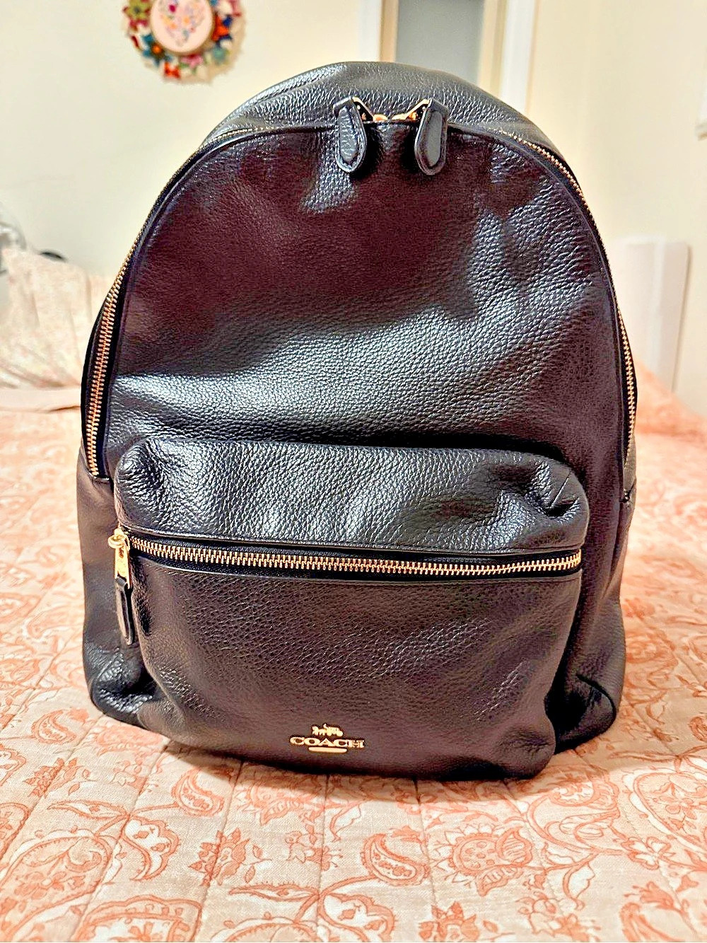 Coach Charlie Backpack Black